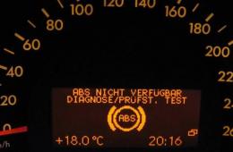 The ABS light came on on the instrument panel: causes of the problem, what to do
