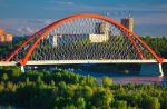 ノボシビルスクのブグリンスキー橋の建設