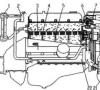 سیستم خنک کننده 4216 موتور یورو 4 نمایش سیستم خنک کننده
