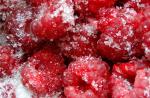 Recipe Frozen raspberries with sugar