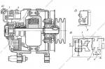 Kamaz generatorius: sunkvežimio 24 voltų generatoriaus Kamaz jungties schema
