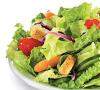 Salad with vegetable oil