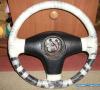 Do-it-yourself leather steering wheel reupholstery or do-it-yourself leather steering wheel Do-it-yourself steering wheel trim